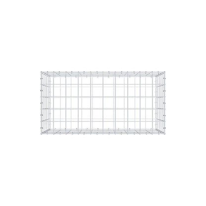 Gabion 100 cm x 50 cm x 50 cm (L x H x D), maskestørrelse 10 cm x 10 cm, C-ring