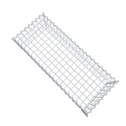 Anbaugabione Typ 3 100 cm x 30 cm x 40 cm (L x H x T), Maschenweite 5 cm x 10 cm, Spirale