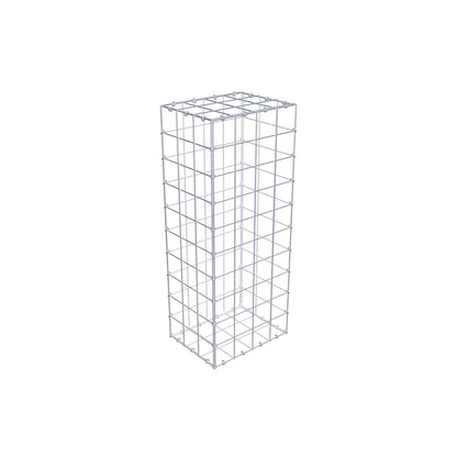 Gabion 100 cm x 30 cm x 40 cm (L x H x D), maskstorlek 10 cm x 10 cm, C-ring