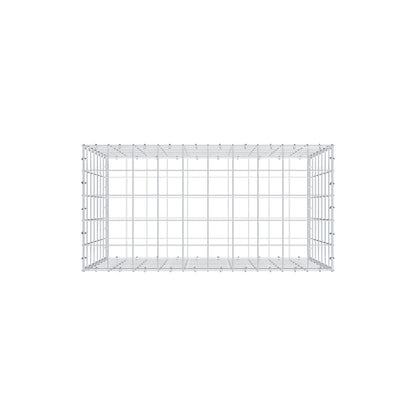 Gabione 100 cm x 70 cm x 50 cm (L x H x T), Maschenweite 10 cm x 10 cm, C-Ring