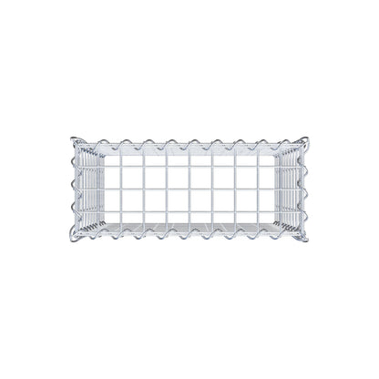 Gavión adicional tipo 3 50 cm x 50 cm x 20 cm (L x A x P), malla 5 cm x 5 cm, en espiral