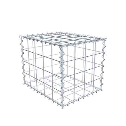 Gabione 50 cm x 40 cm x 40 cm (L x H x T), Maschenweite 10 cm x 10 cm, Spirale