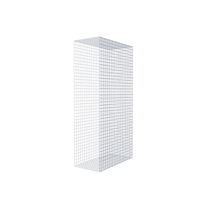 Gabbione fissabile tipo 2 200 cm x 100 cm x 50 cm (L x H x P), maglia 5 cm x 5 cm, anello a C
