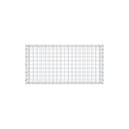 Gabion 100 cm x 30 cm x 50 cm (L x H x D), maskestørrelse 5 cm x 10 cm, C-ring