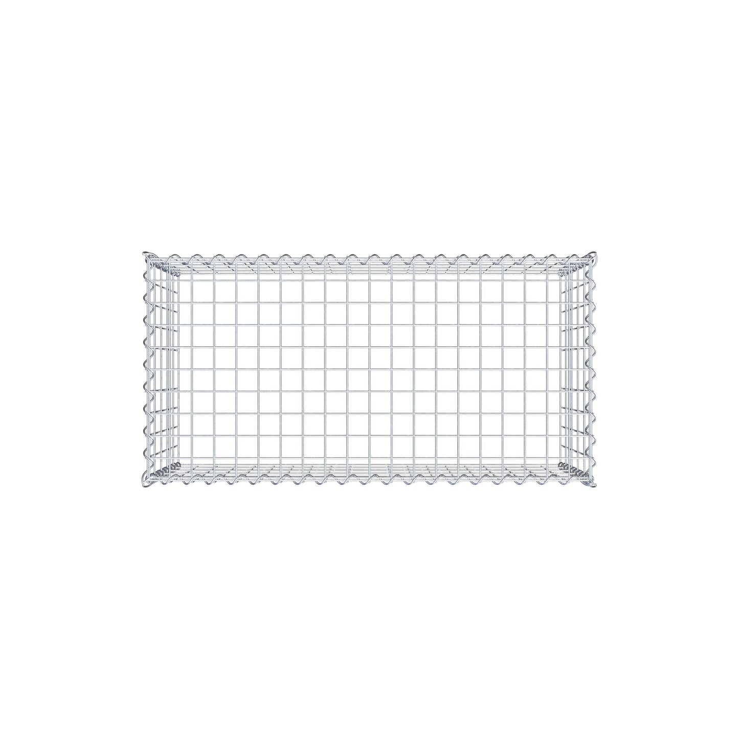 Anbaugabione Typ 3 100 cm x 50 cm x 50 cm (L x H x T), Maschenweite 5 cm x 10 cm, Spirale