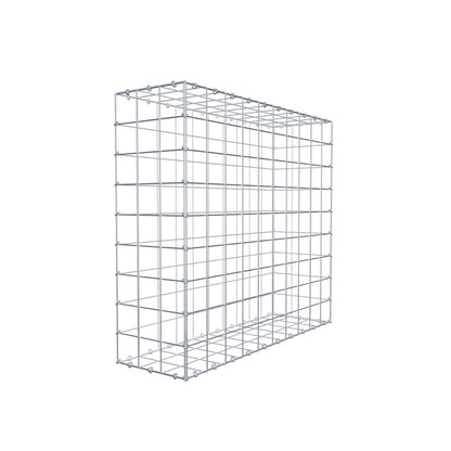 Gabbione 100 cm x 90 cm x 30 cm (L x H x P), maglia 10 cm x 10 cm, anello a C