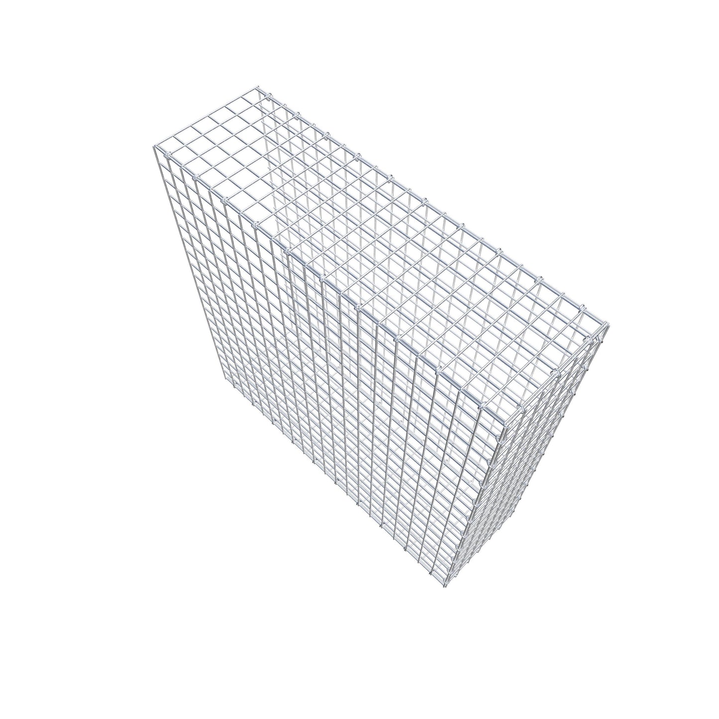 Gavión adicional tipo 2 100 cm x 100 cm x 30 cm (L x A x P), malla 5 cm x 5 cm, anillo en C