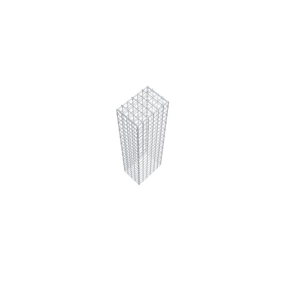Anbaugabione Typ 3 100 cm x 20 cm x 30 cm (L x H x T), Maschenweite 5 cm x 5 cm, C-Ring