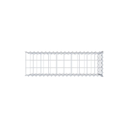 Gabion rapporté type 2 100 cm x 40 cm x 30 cm (L x H x P), mailles 10 cm x 10 cm, spirale