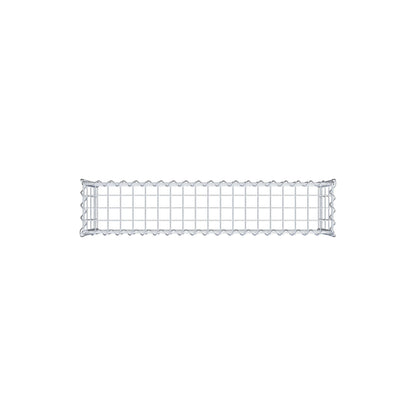 Add-on schanskorf type 3 100 cm x 40 cm x 20 cm (L x H x D), maaswijdte 5 cm x 10 cm, spiraalvormig
