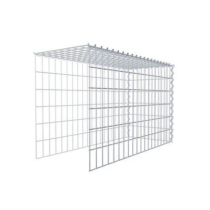Anbaugabione Typ 4 100 cm x 60 cm x 40 cm (L x H x T), Maschenweite 5 cm x 10 cm, Spirale