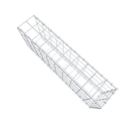 Monteret gabion type 2 100 cm x 40 cm x 20 cm (L x H x D), maskestørrelse 10 cm x 10 cm, C-ring