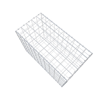 Gabione 100 cm x 70 cm x 50 cm (L x H x T), Maschenweite 10 cm x 10 cm, C-Ring