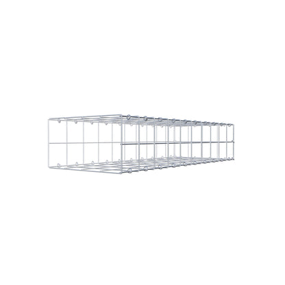 Anbaugabione Typ 2 100 cm x 20 cm x 40 cm (L x H x T), Maschenweite 10 cm x 10 cm, C-Ring