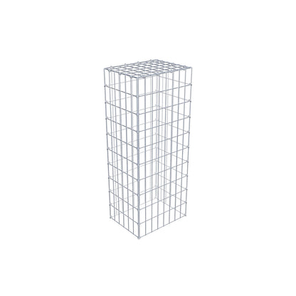 Anbaugabione Typ 3 100 cm x 30 cm x 40 cm (L x H x T), Maschenweite 5 cm x 10 cm, C-Ring