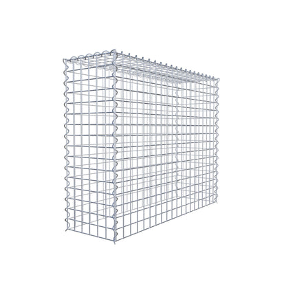 Gavión adulto tipo 3 100 cm x 80 cm x 30 cm (largo x alto x profundidad), tamaño de malla 5 cm x 5 cm, espiral
