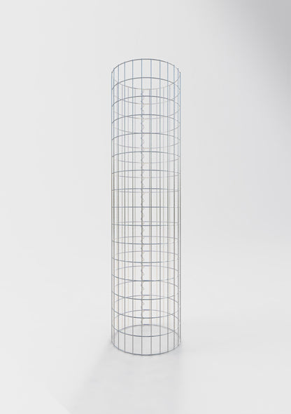 Columna de gaviones diámetro 42 cm, MW 5 x 10 cm redonda