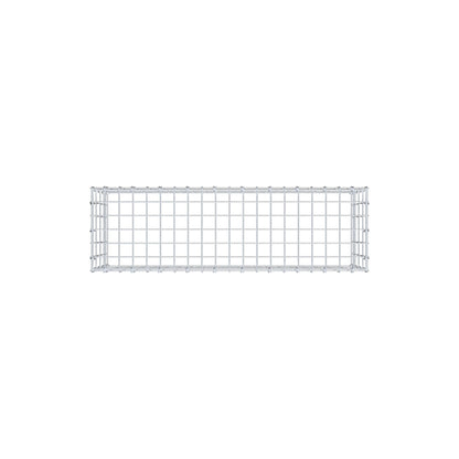 Anbaugabione Typ 3 100 cm x 40 cm x 30 cm (L x H x T), Maschenweite 5 cm x 10 cm, C-Ring