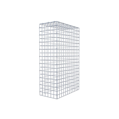 Anbaugabione Typ 3 100 cm x 60 cm x 30 cm (L x H x T), Maschenweite 5 cm x 5 cm, C-Ring