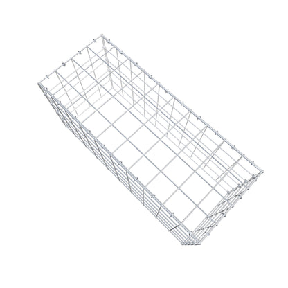 Anbaugabione Typ 3 100 cm x 50 cm x 40 cm (L x H x T), Maschenweite 10 cm x 10 cm, C-Ring
