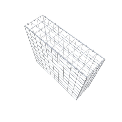 Gabbione aggiuntivo di tipo 3 100 cm x 90 cm x 30 cm (L x H x P), maglia 10 cm x 10 cm, anello a C