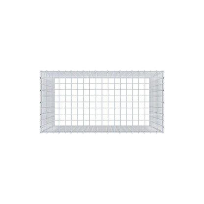 Anbaugabione Typ 3 100 cm x 90 cm x 50 cm (L x H x T), Maschenweite 5 cm x 5 cm, C-Ring