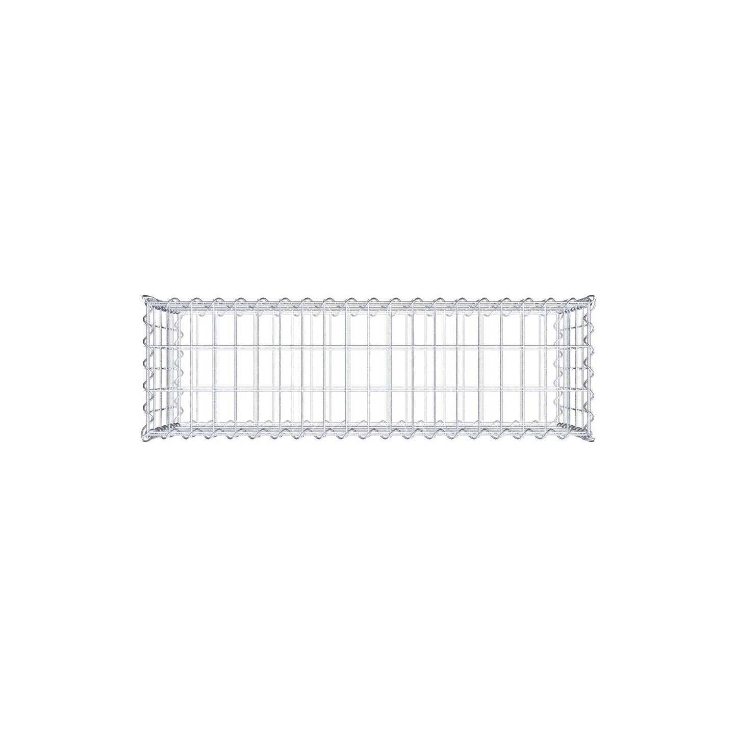 Sparset 3x Gabione 100 cm x 50 cm x 30 cm (L x H x T), Maschenweite 5 cm x 10 cm, Spirale