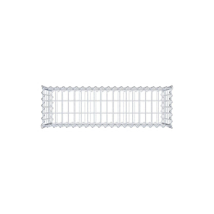 Sparset 3x Gabione 100 cm x 50 cm x 30 cm (L x H x T), Maschenweite 5 cm x 10 cm, Spirale