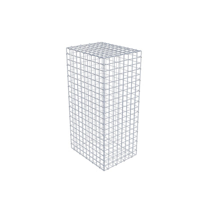 Gabion 100 cm x 50 cm x 40 cm (L x H x D), mesh size 5 cm x 5 cm, C-ring