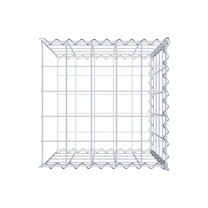 Anbaugabione Typ 2 50 cm x 50 cm x 50 cm (L x H x T), Maschenweite 10 cm x 10 cm, Spirale