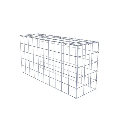 Fourche rapportée type 4 100 cm x 50 cm x 30 cm (L x H x P), mailles 10 cm x 10 cm, anneau C