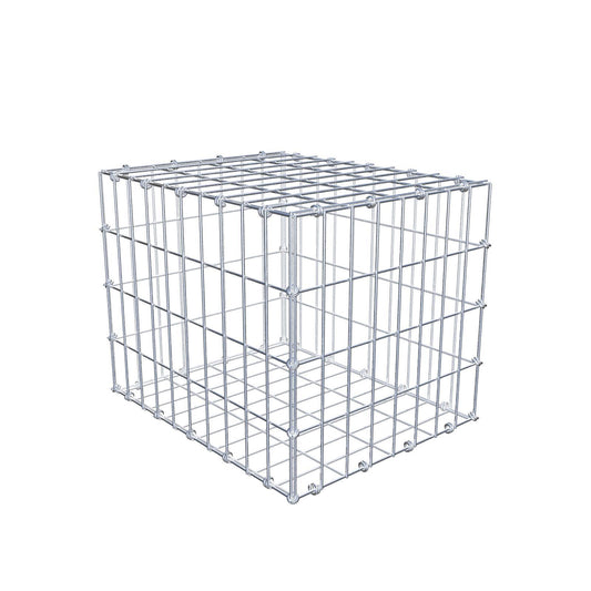 Gabione 50 cm x 40 cm x 40 cm (L x H x T), Maschenweite 5 x 10 cm, Spiralring
