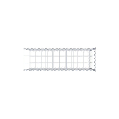 Gabion rapporté type 2 100 cm x 60 cm x 30 cm (L x H x P), mailles 10 cm x 10 cm, spirale