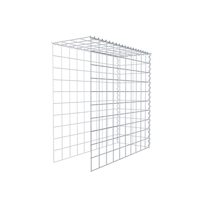 Gabion rapporté type 4 100 cm x 100 cm x 40 cm (L x H x P), mailles 10 cm x 10 cm, spirale