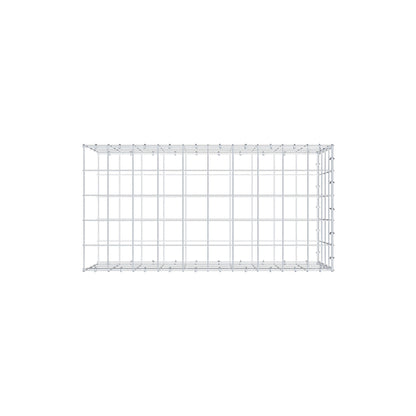 Type 2 oplegkorf 100 cm x 40 cm x 50 cm (L x H x D), maaswijdte 10 cm x 10 cm, C-ring