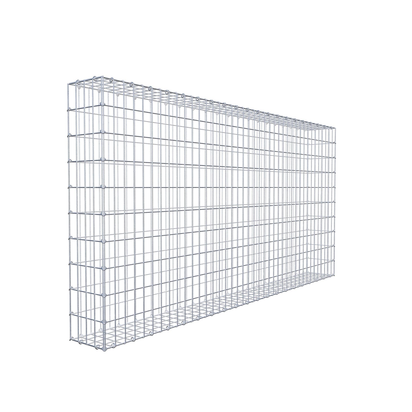 Gabion 200 cm x 100 cm x 20 cm (L x H x D), maskstorlek 5 cm x 10 cm, C-ring