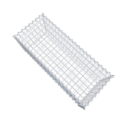 Gavión 100 cm x 40 cm x 40 cm (largo x alto x fondo), malla 5 cm x 5 cm, en espiral