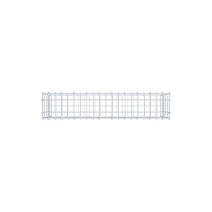 Gabion 100 cm x 50 cm x 20 cm (L x H x D), maskestørrelse 5 cm x 10 cm, C-ring