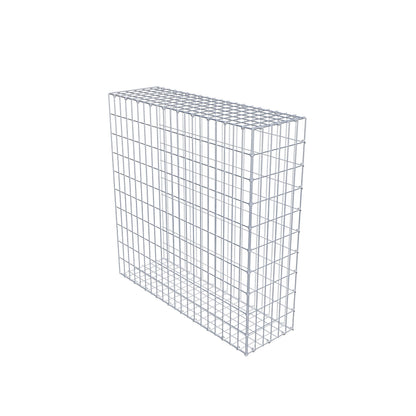Mounted gabion type 2 100 cm x 100 cm x 30 cm, mesh size 5 cm x 10 cm, C-ring