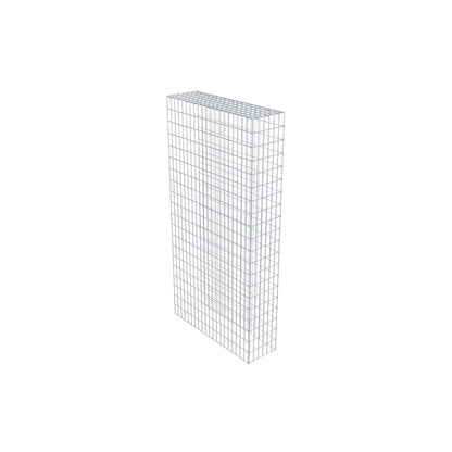 Extra gabion typ 4 200 cm x 100 cm x 30 cm (L x H x D), maskstorlek 5 cm x 10 cm, C-ring