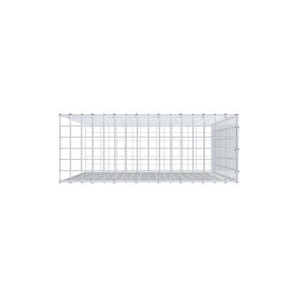 Gavión complementario de tipo 2 100 cm x 80 cm x 30 cm (largo x alto x fondo), malla 5 cm x 5 cm, anillo en C