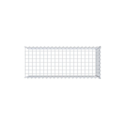 Anbaugabione Typ 4 100 cm x 40 cm x 40 cm (L x H x T), Maschenweite 5 cm x 5 cm, Spirale