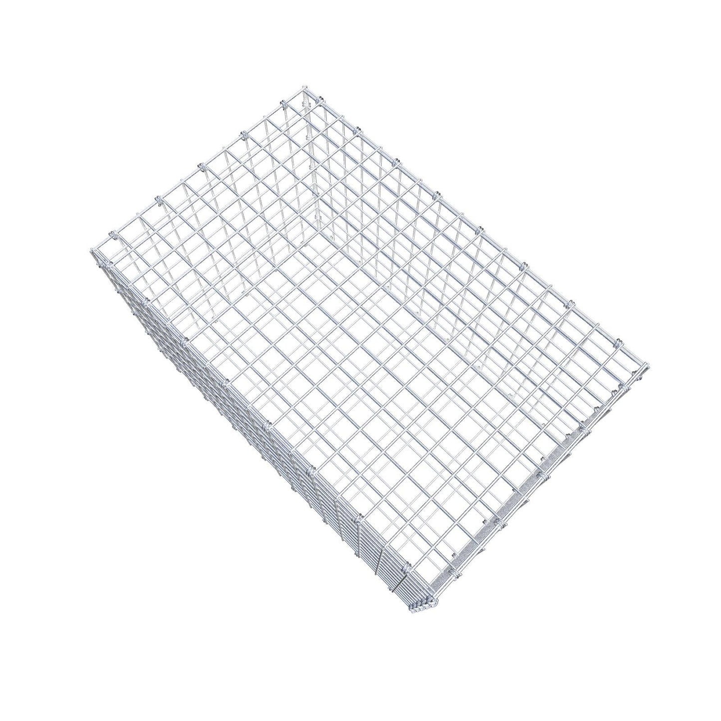 Schanskorf 80 cm x 50 cm x 50 cm (L x H x D), maaswijdte 5 x 5 cm, spiraalring