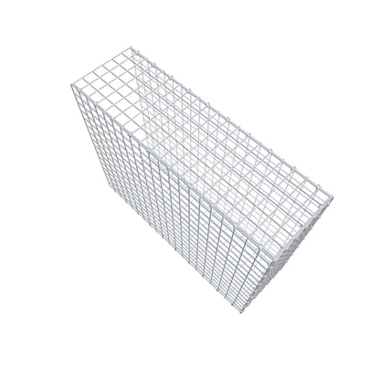 Gavión complementario de tipo 2 100 cm x 80 cm x 30 cm (largo x alto x fondo), malla 5 cm x 5 cm, anillo en C