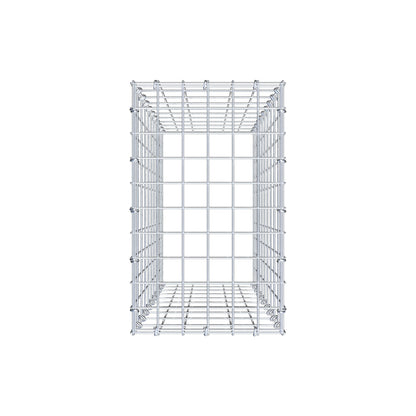 Anbaugabione Typ 3 100 cm x 30 cm x 50 cm (L x H x T), Maschenweite 5 cm x 10 cm, C-Ring