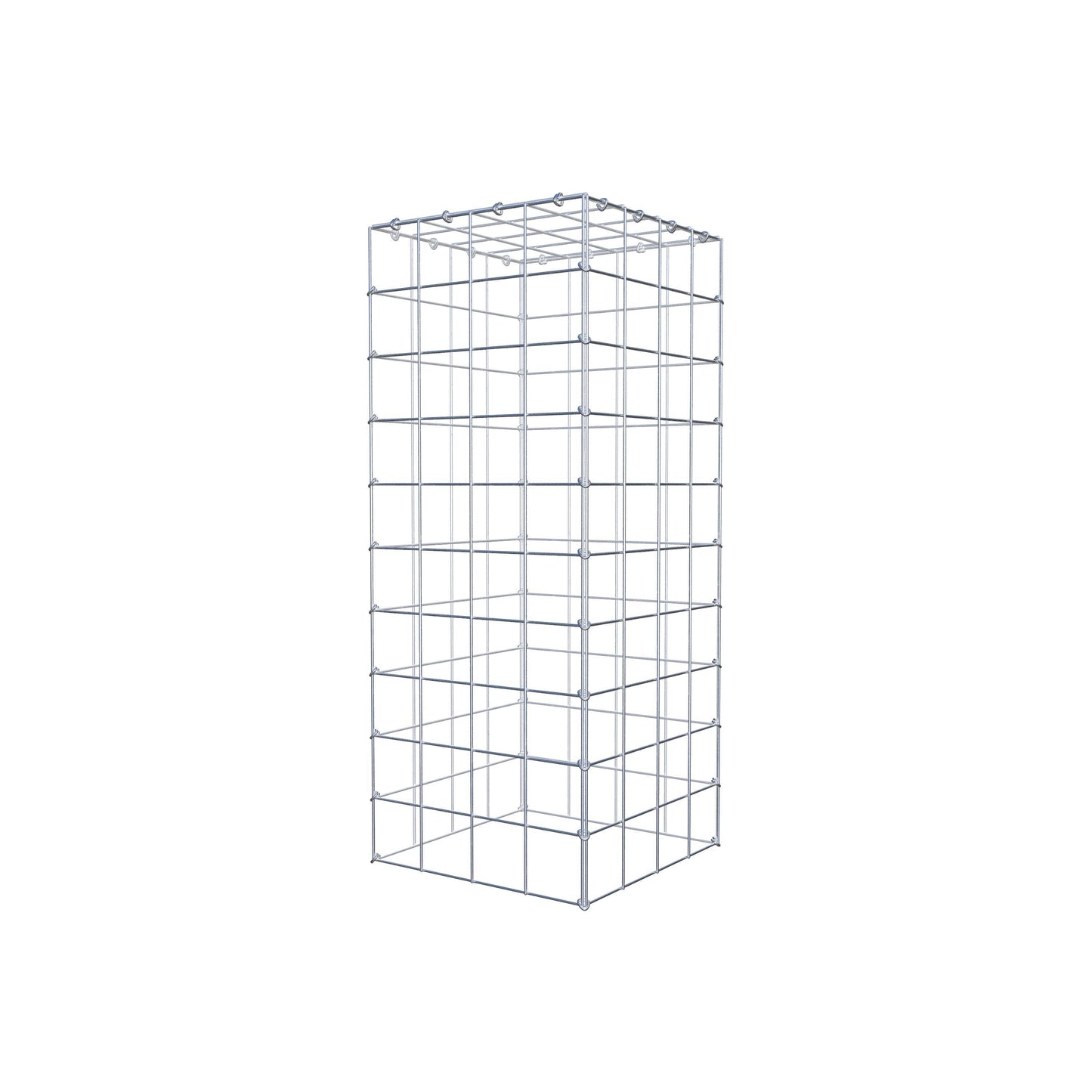 Anbaugabione Typ 3 100 cm x 40 cm x 40 cm (L x H x T), Maschenweite 10 cm x 10 cm, C-Ring