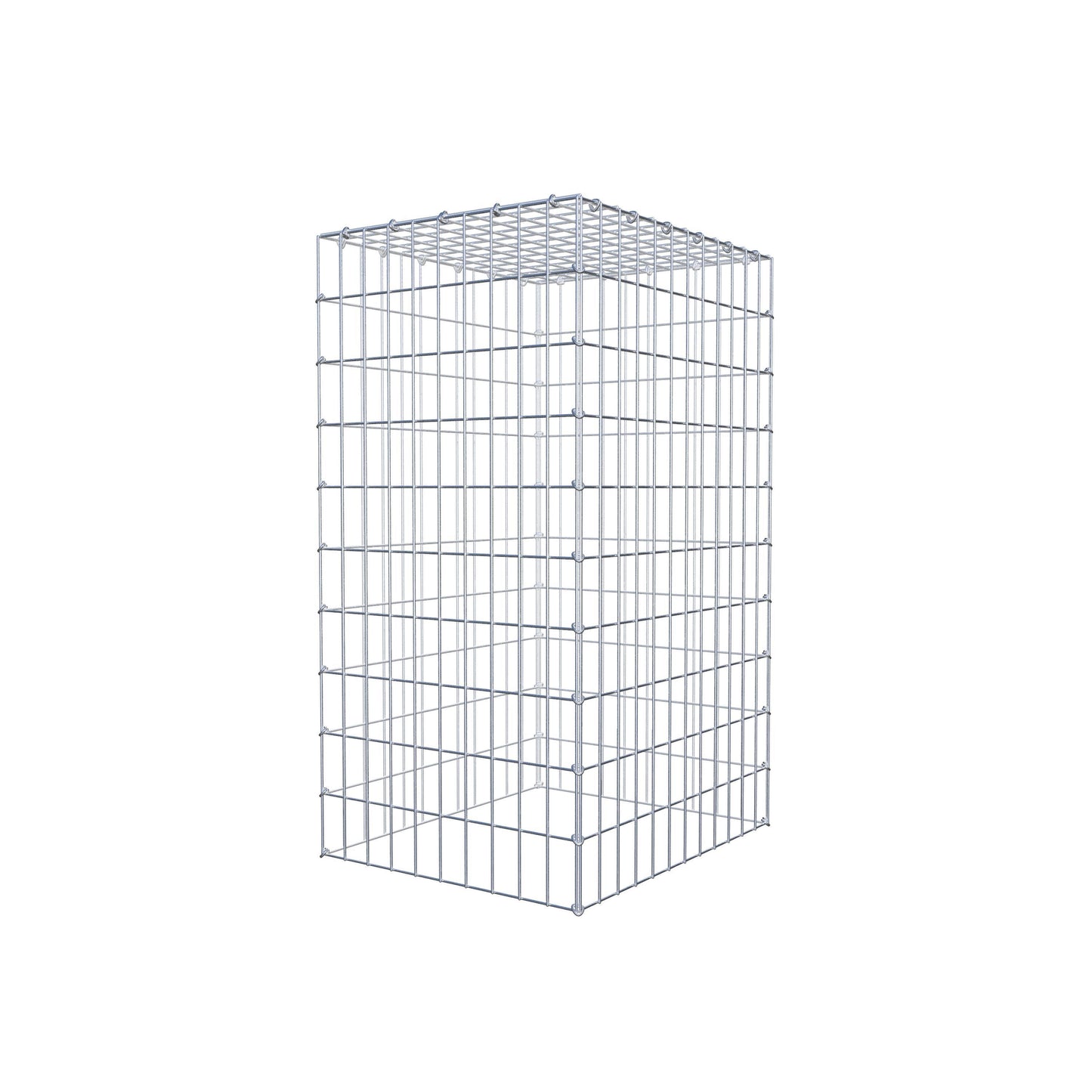 Anbaugabione Typ 3 100 cm x 60 cm x 50 cm (L x H x T), Maschenweite 5 cm x 10 cm, C-Ring