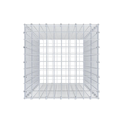 Gabbione 100 cm x 50 cm x 50 cm (L x H x P), maglia 5 cm x 5 cm, anello a C