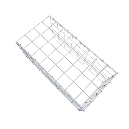 Monteret gabion type 4 80 cm x 40 cm x 40 cm (L x H x D), maskestørrelse 10 cm x 10 cm, C-ring