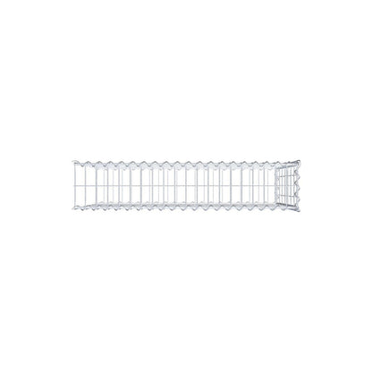 Anbaugabione Typ 2 100 cm x 70 cm x 20 cm (L x H x T), Maschenweite 5 cm x 10 cm, Spirale